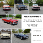 1977 Mercedes-Benz 450SL – Restored Driver – 2 Tops – Brilliant Red / Bamboo 